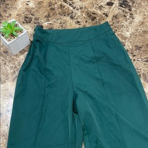 Gorgeous green dress pant! Flare leg design side